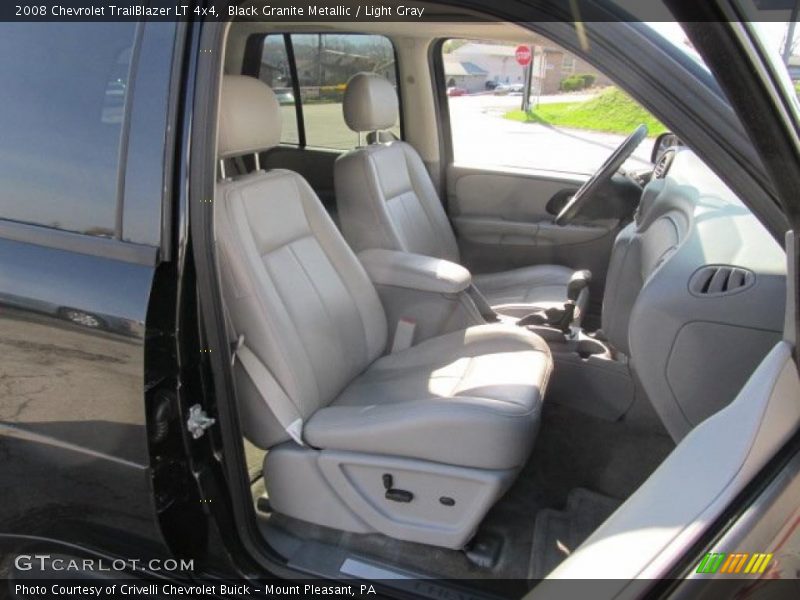 Black Granite Metallic / Light Gray 2008 Chevrolet TrailBlazer LT 4x4