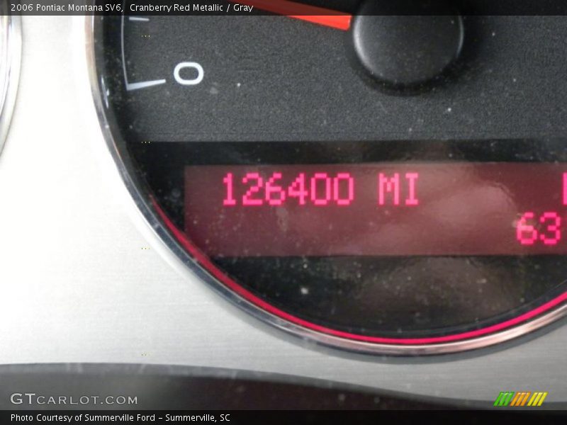 Cranberry Red Metallic / Gray 2006 Pontiac Montana SV6