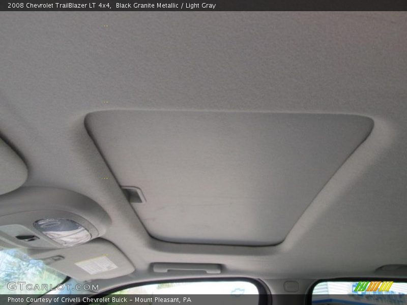Black Granite Metallic / Light Gray 2008 Chevrolet TrailBlazer LT 4x4