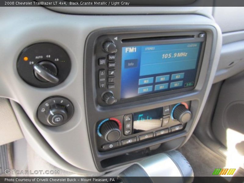 Black Granite Metallic / Light Gray 2008 Chevrolet TrailBlazer LT 4x4