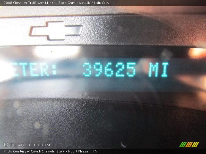 Black Granite Metallic / Light Gray 2008 Chevrolet TrailBlazer LT 4x4