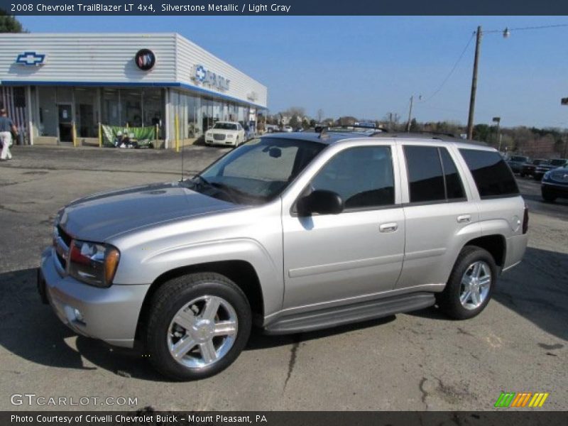 Silverstone Metallic / Light Gray 2008 Chevrolet TrailBlazer LT 4x4