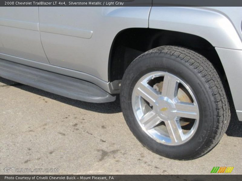 Silverstone Metallic / Light Gray 2008 Chevrolet TrailBlazer LT 4x4