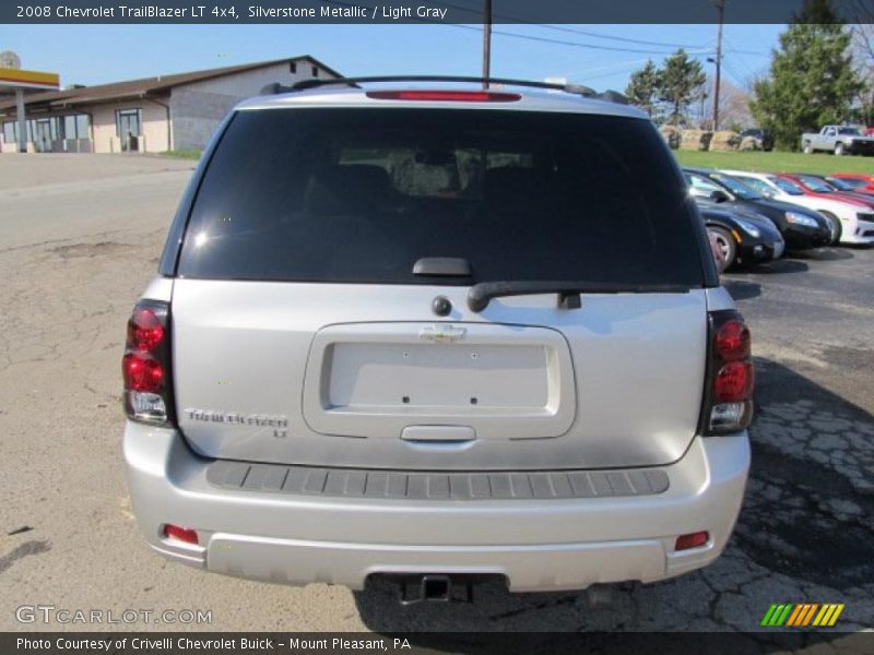 Silverstone Metallic / Light Gray 2008 Chevrolet TrailBlazer LT 4x4