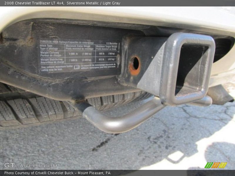 Silverstone Metallic / Light Gray 2008 Chevrolet TrailBlazer LT 4x4