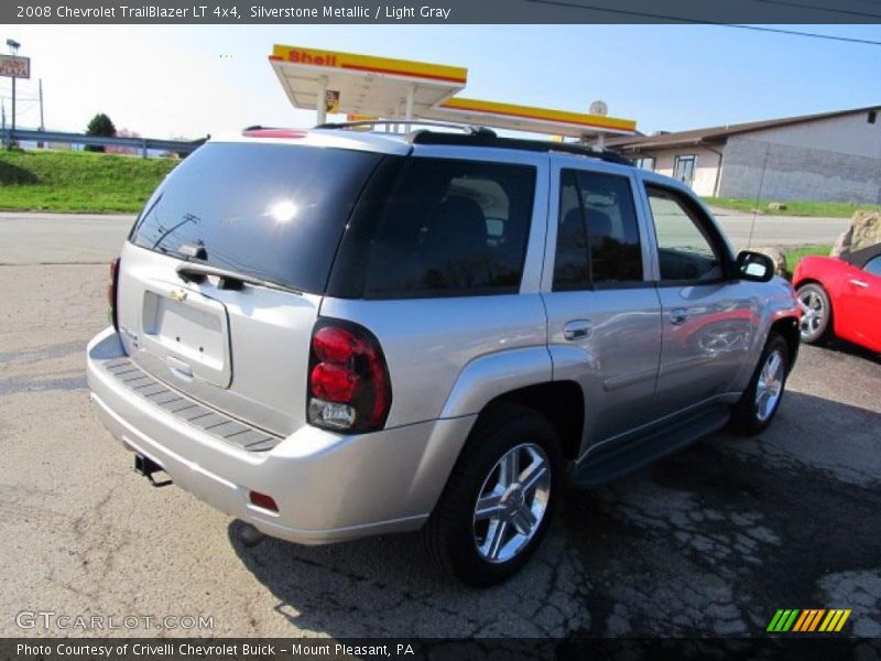 Silverstone Metallic / Light Gray 2008 Chevrolet TrailBlazer LT 4x4