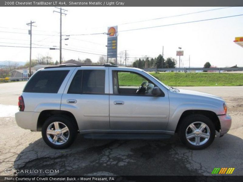 Silverstone Metallic / Light Gray 2008 Chevrolet TrailBlazer LT 4x4
