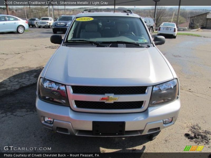 Silverstone Metallic / Light Gray 2008 Chevrolet TrailBlazer LT 4x4