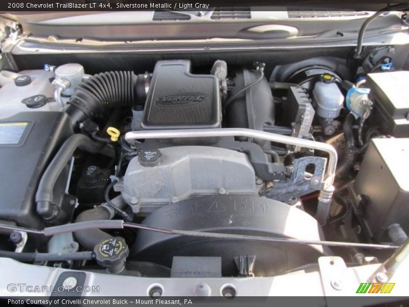 Silverstone Metallic / Light Gray 2008 Chevrolet TrailBlazer LT 4x4