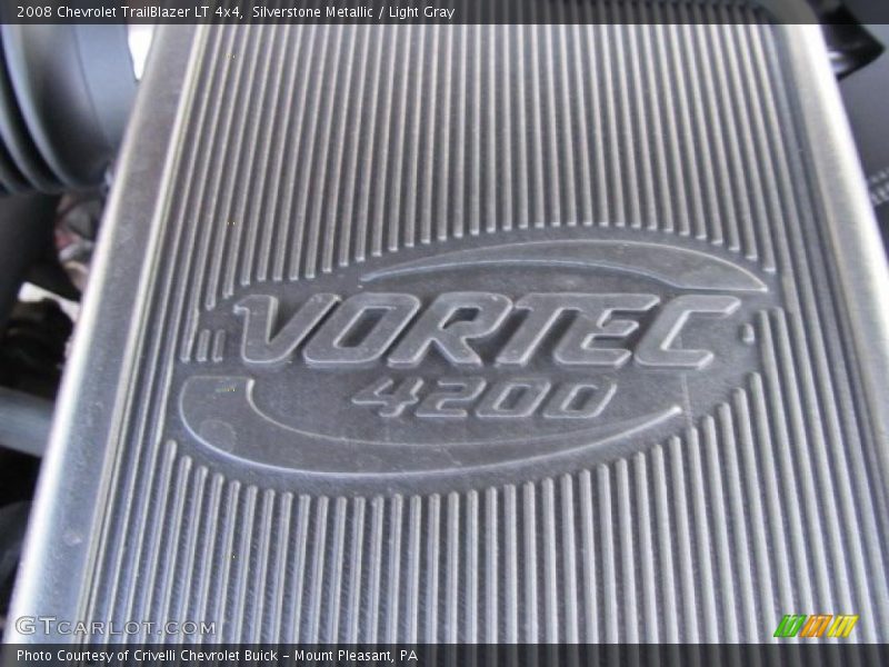 Silverstone Metallic / Light Gray 2008 Chevrolet TrailBlazer LT 4x4