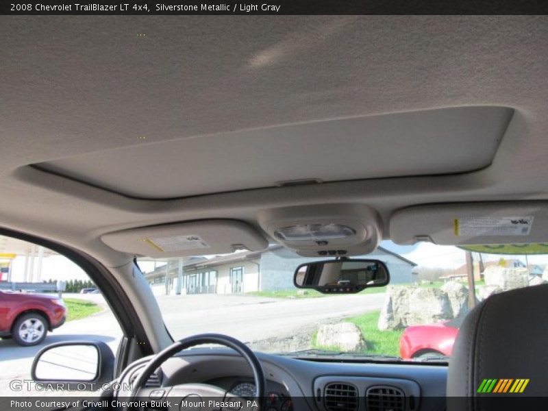 Silverstone Metallic / Light Gray 2008 Chevrolet TrailBlazer LT 4x4