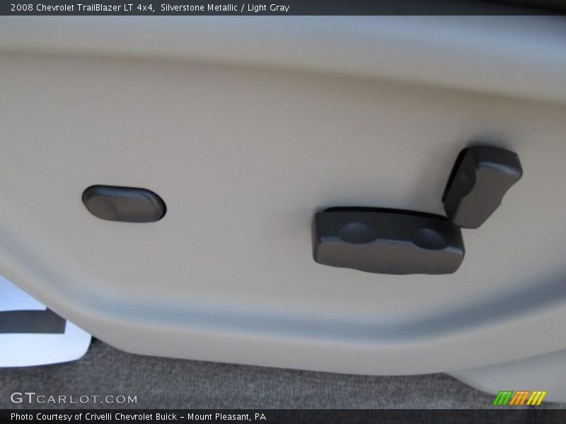 Silverstone Metallic / Light Gray 2008 Chevrolet TrailBlazer LT 4x4