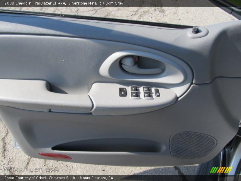 Silverstone Metallic / Light Gray 2008 Chevrolet TrailBlazer LT 4x4