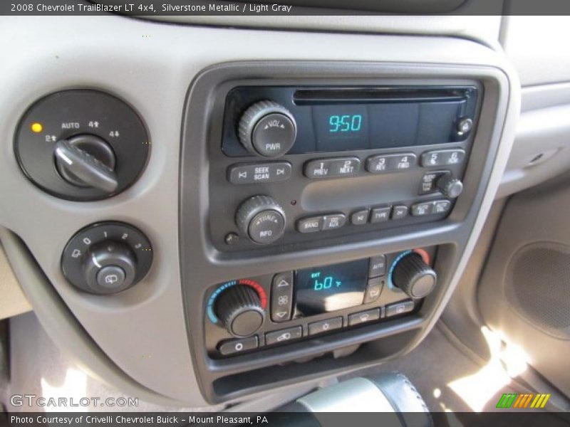 Silverstone Metallic / Light Gray 2008 Chevrolet TrailBlazer LT 4x4