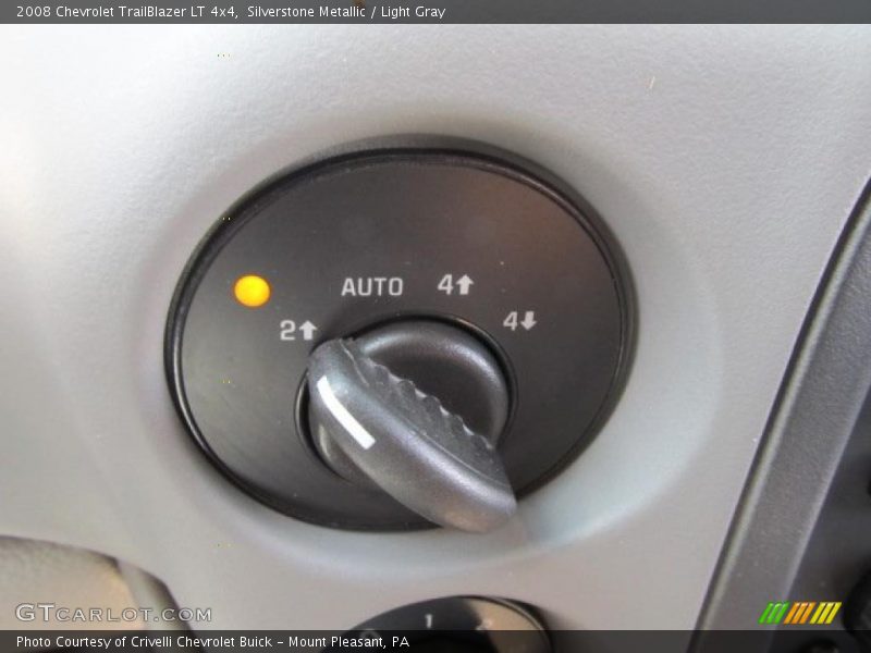 Silverstone Metallic / Light Gray 2008 Chevrolet TrailBlazer LT 4x4