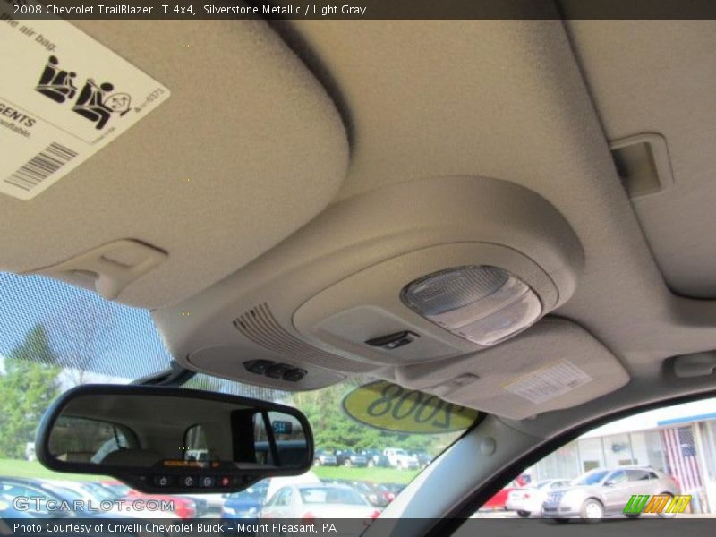Silverstone Metallic / Light Gray 2008 Chevrolet TrailBlazer LT 4x4