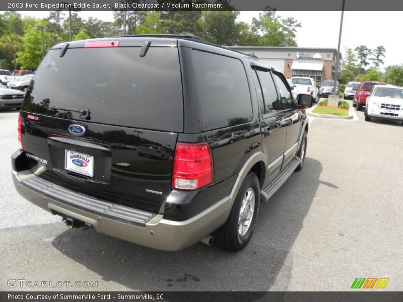 Black Clearcoat / Medium Parchment 2003 Ford Expedition Eddie Bauer