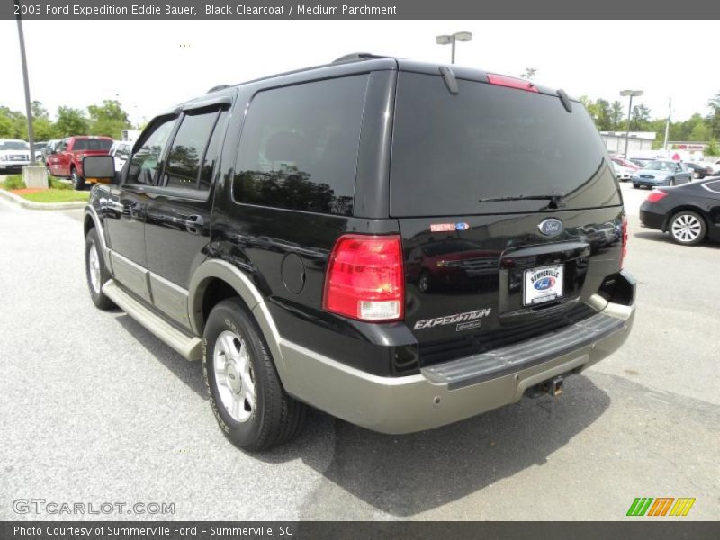 Black Clearcoat / Medium Parchment 2003 Ford Expedition Eddie Bauer