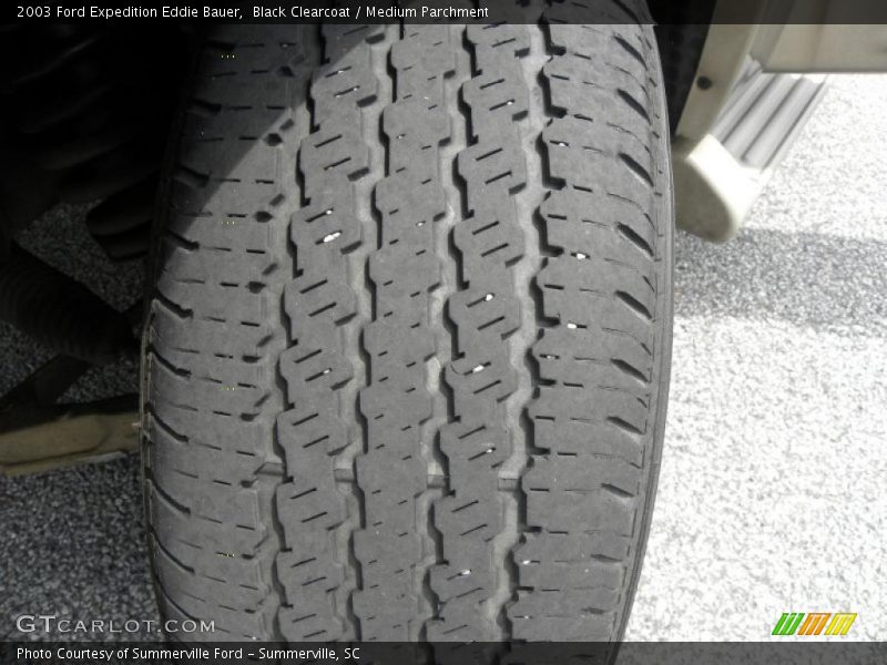 Black Clearcoat / Medium Parchment 2003 Ford Expedition Eddie Bauer