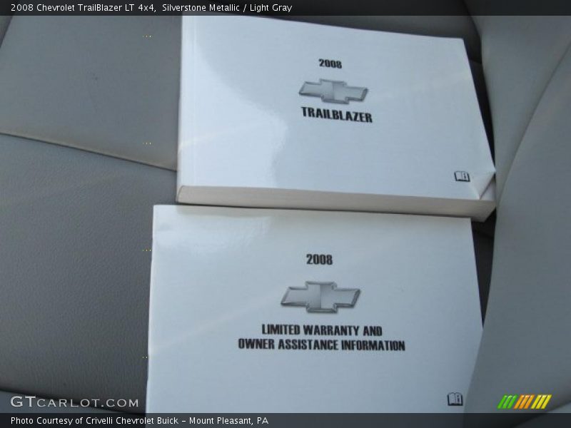 Silverstone Metallic / Light Gray 2008 Chevrolet TrailBlazer LT 4x4