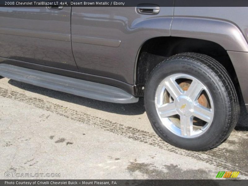 Desert Brown Metallic / Ebony 2008 Chevrolet TrailBlazer LT 4x4