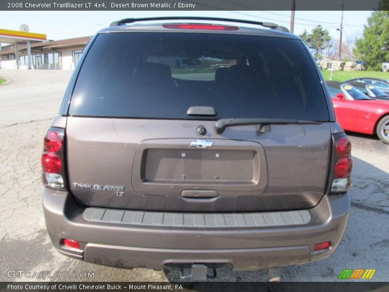 Desert Brown Metallic / Ebony 2008 Chevrolet TrailBlazer LT 4x4