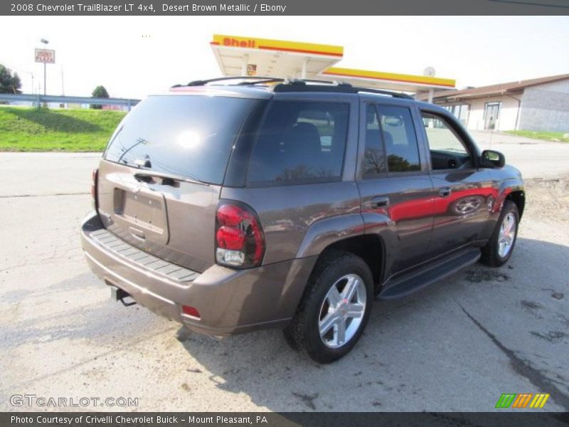 Desert Brown Metallic / Ebony 2008 Chevrolet TrailBlazer LT 4x4