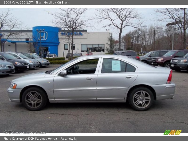 Silver Metallic / Off Black 2008 Volvo S60 2.5T