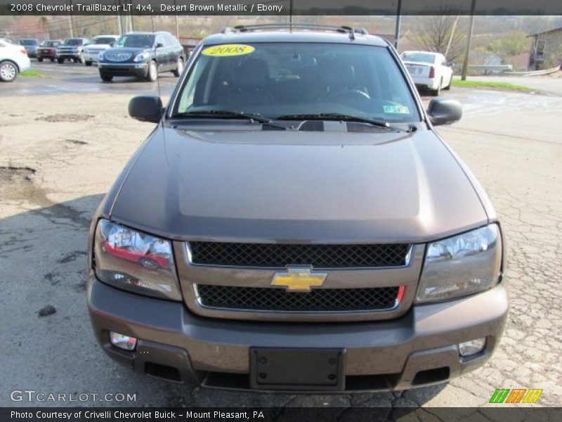 Desert Brown Metallic / Ebony 2008 Chevrolet TrailBlazer LT 4x4