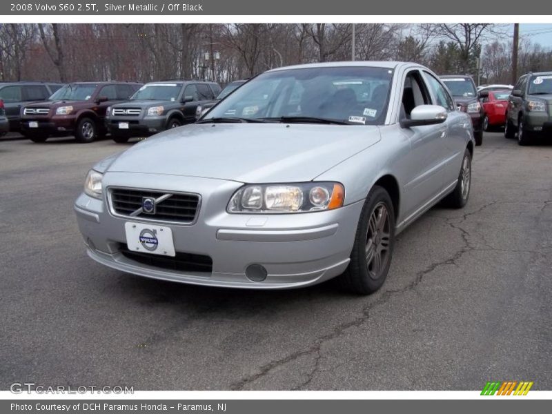 Silver Metallic / Off Black 2008 Volvo S60 2.5T