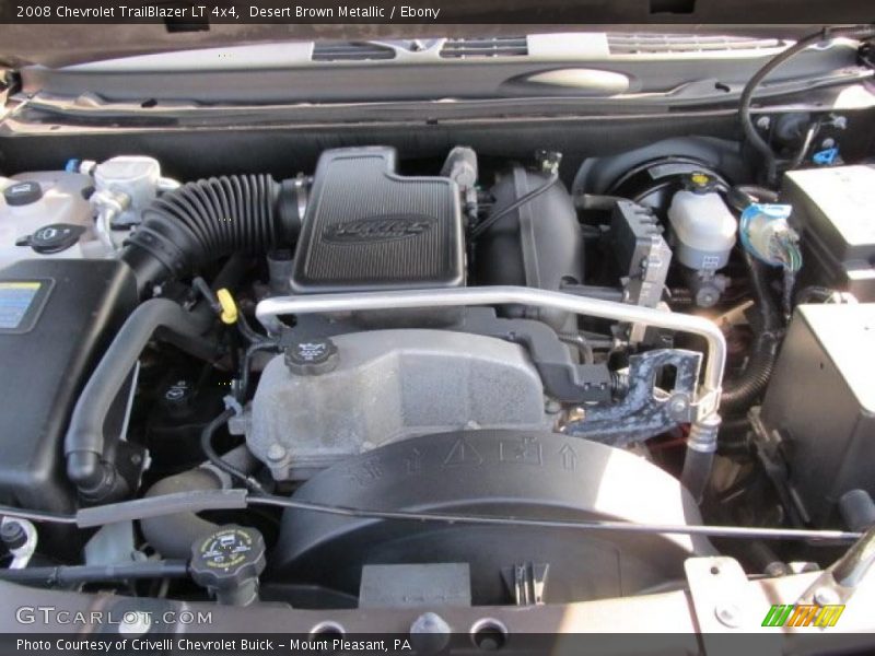 Desert Brown Metallic / Ebony 2008 Chevrolet TrailBlazer LT 4x4