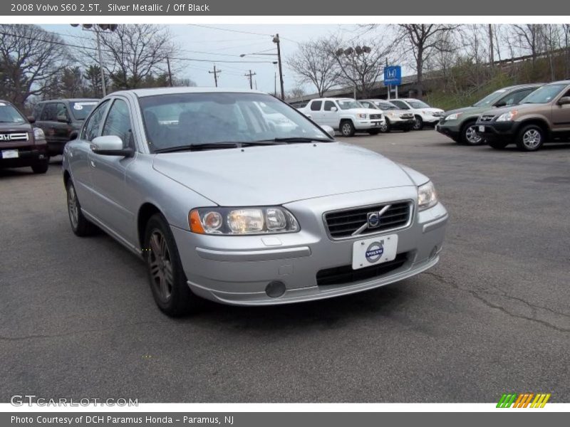 Silver Metallic / Off Black 2008 Volvo S60 2.5T