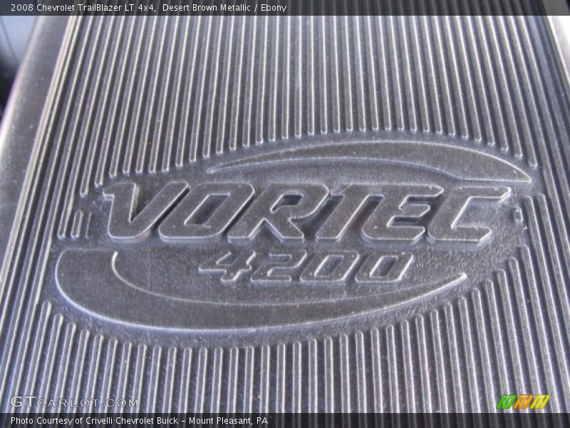 Desert Brown Metallic / Ebony 2008 Chevrolet TrailBlazer LT 4x4