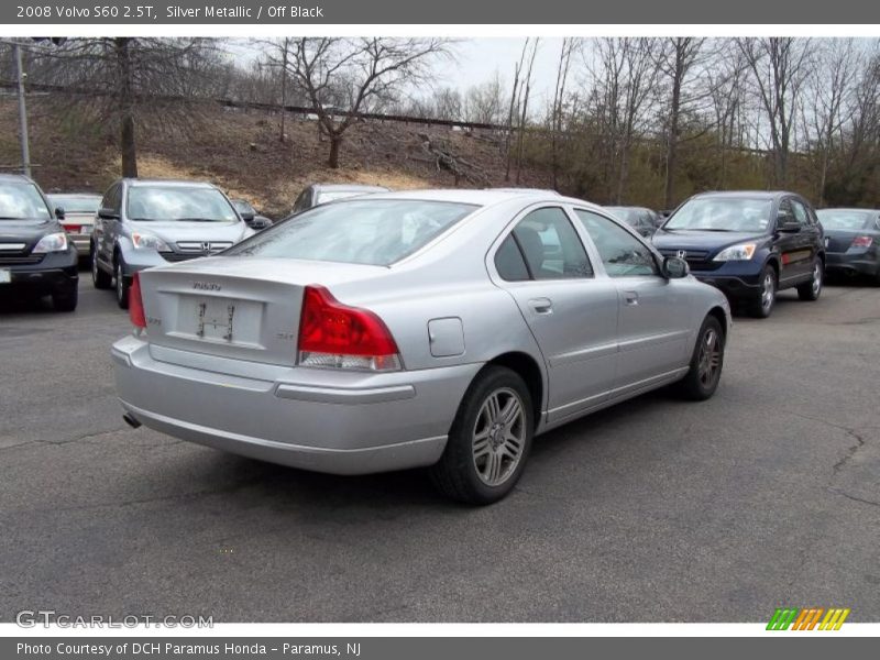 Silver Metallic / Off Black 2008 Volvo S60 2.5T