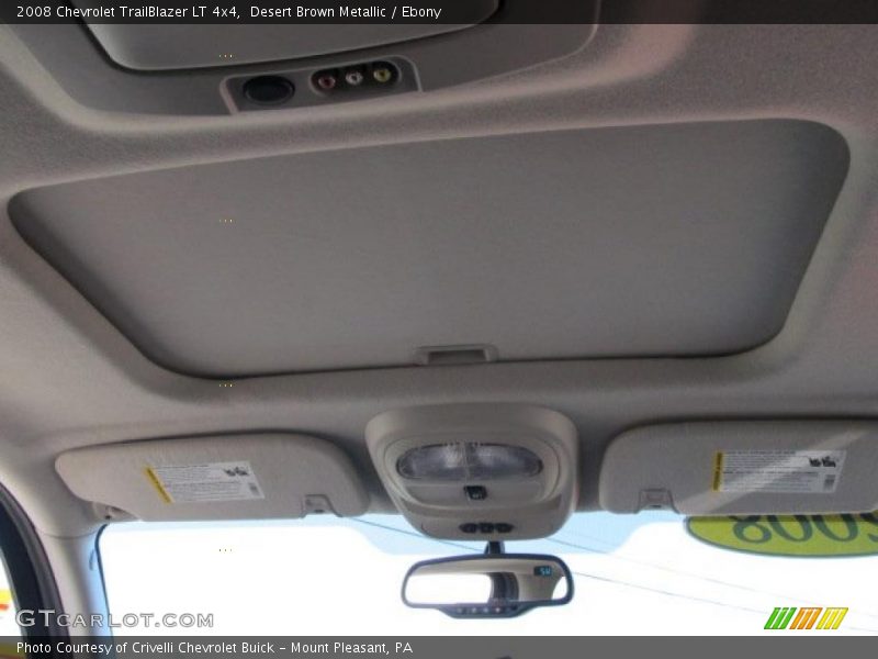 Desert Brown Metallic / Ebony 2008 Chevrolet TrailBlazer LT 4x4