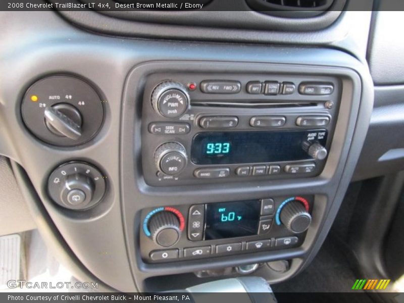 Desert Brown Metallic / Ebony 2008 Chevrolet TrailBlazer LT 4x4