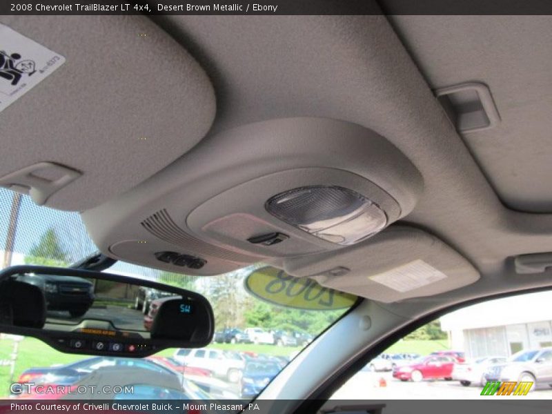 Desert Brown Metallic / Ebony 2008 Chevrolet TrailBlazer LT 4x4