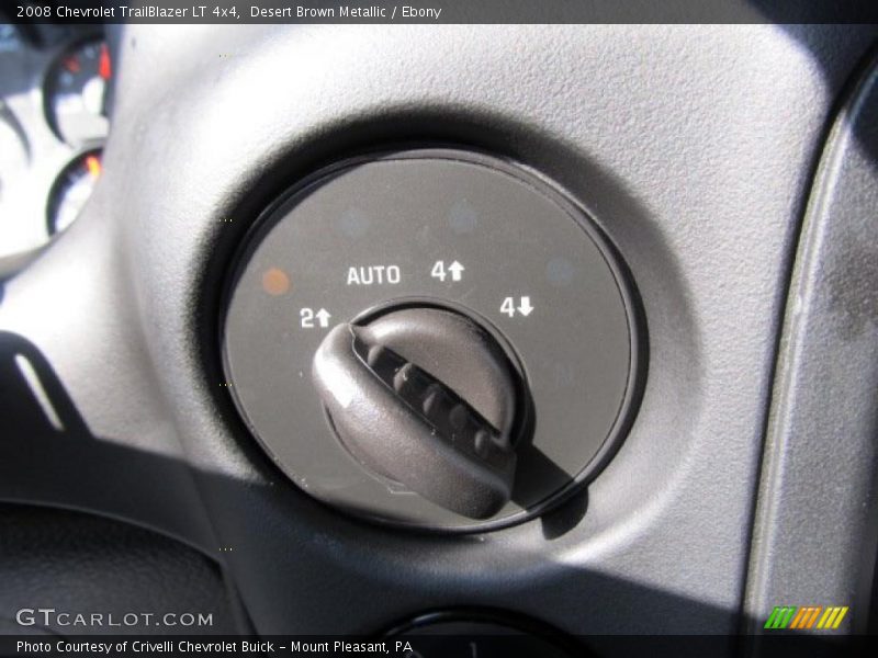 Desert Brown Metallic / Ebony 2008 Chevrolet TrailBlazer LT 4x4