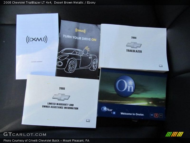 Desert Brown Metallic / Ebony 2008 Chevrolet TrailBlazer LT 4x4