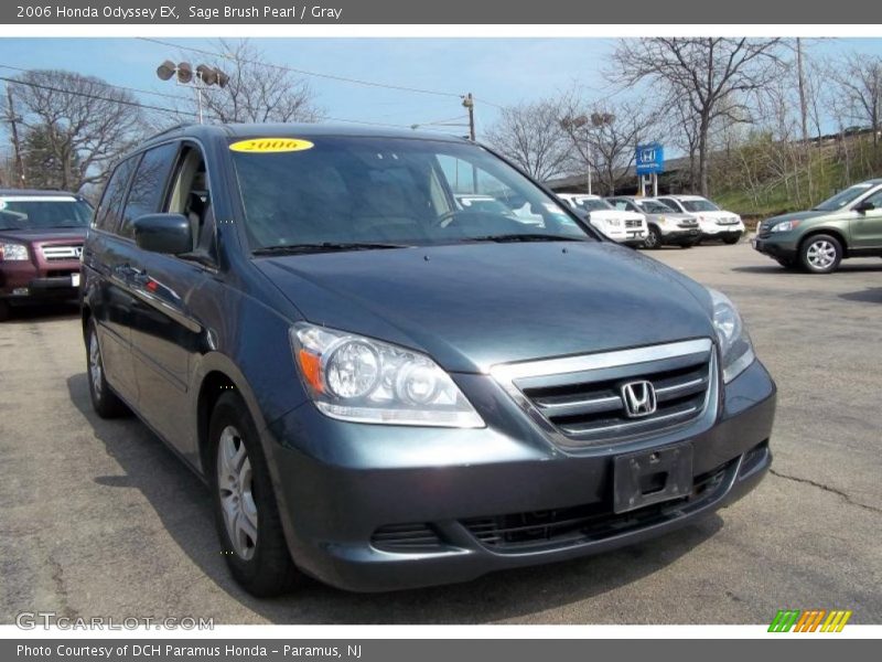Sage Brush Pearl / Gray 2006 Honda Odyssey EX