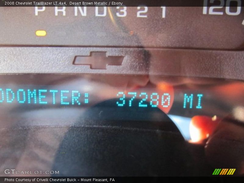 Desert Brown Metallic / Ebony 2008 Chevrolet TrailBlazer LT 4x4