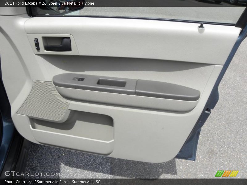 Steel Blue Metallic / Stone 2011 Ford Escape XLS
