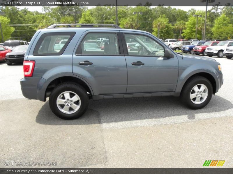 Steel Blue Metallic / Stone 2011 Ford Escape XLS