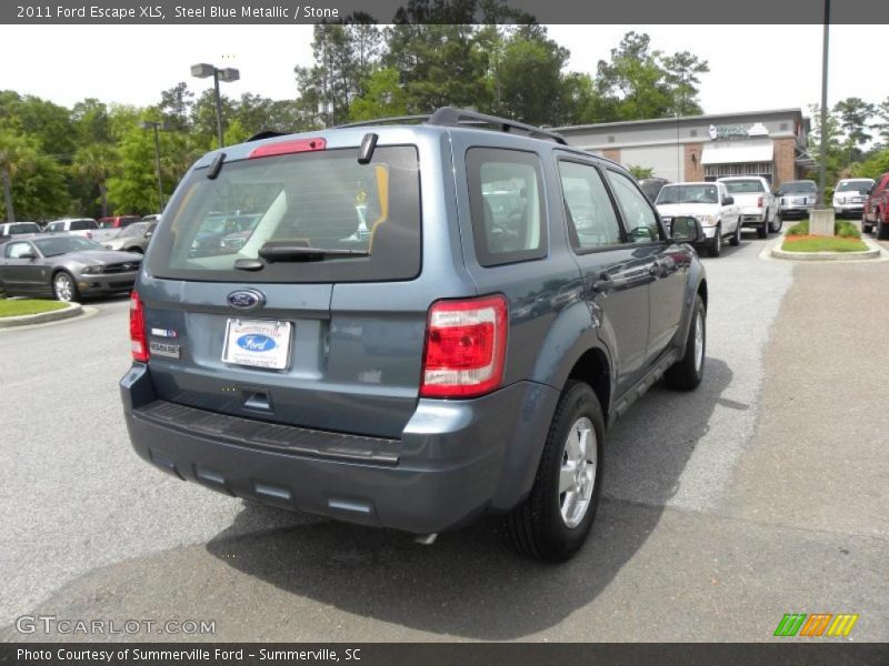 Steel Blue Metallic / Stone 2011 Ford Escape XLS