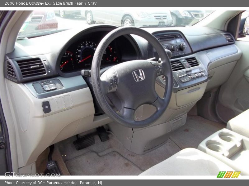 Sage Brush Pearl / Gray 2006 Honda Odyssey EX