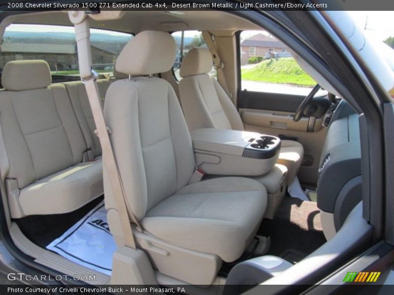 Desert Brown Metallic / Light Cashmere/Ebony Accents 2008 Chevrolet Silverado 1500 Z71 Extended Cab 4x4
