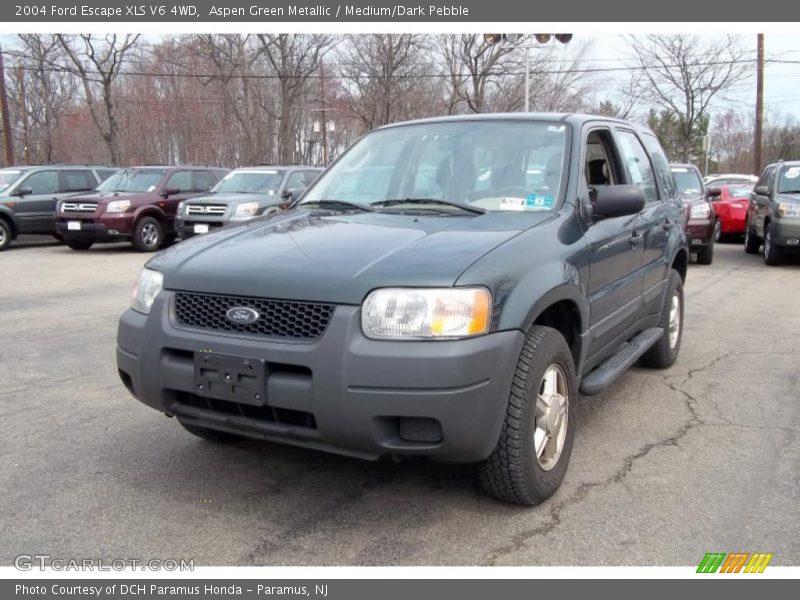 Aspen Green Metallic / Medium/Dark Pebble 2004 Ford Escape XLS V6 4WD