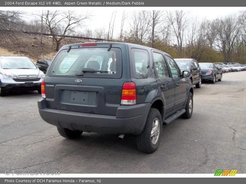 Aspen Green Metallic / Medium/Dark Pebble 2004 Ford Escape XLS V6 4WD