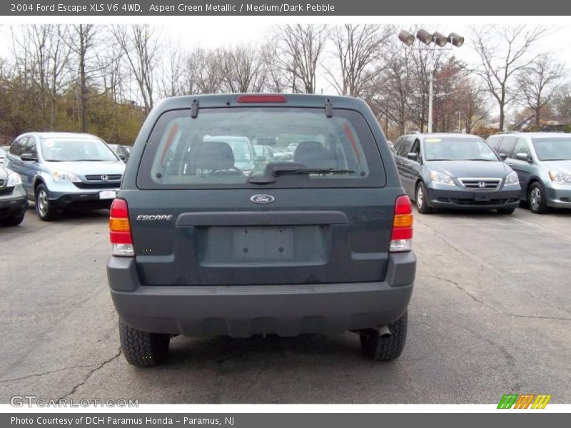 Aspen Green Metallic / Medium/Dark Pebble 2004 Ford Escape XLS V6 4WD