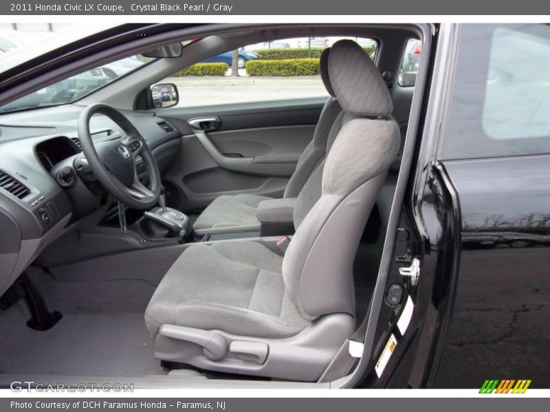  2011 Civic LX Coupe Gray Interior